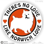 Norwich Terrier Decal