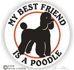 Poodle Decal