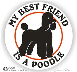 Poodle Decal