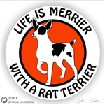 Rat Terrier Decal