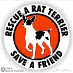 Rat Terrier Decal