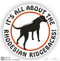 Rhodesian Ridgeback Decal