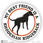 Rhodesian Ridgeback Decal