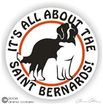 Saint Bernard Decal