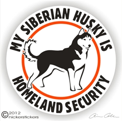 Siberian Husky Decal