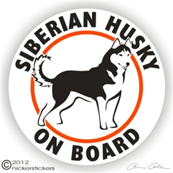 Siberian Husky Decal