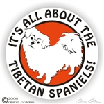 Tibetan Spaniel Decal