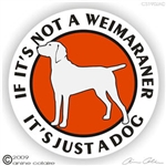 Weimaraner Decal