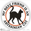 Abyssinian Cat Decal