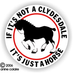 Clydesdale Vinyl Decal