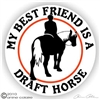 Draft Horses Vinyl Decal