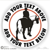 Draft Horses Vinyl Decal