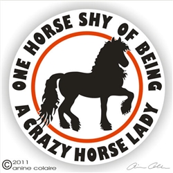 Friesian Horse Trailer Decal