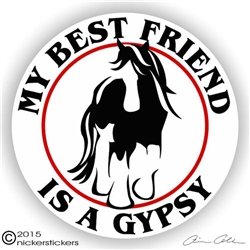 Gypsy Horse Trailer Decal