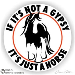 Gypsy Horse Trailer Decal