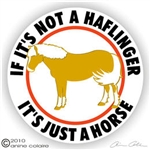 Haflinger Vinyl Decal