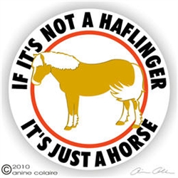 Haflinger Vinyl Decal