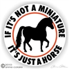 Miniature Horse Vinyl Decal