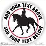 Dressage Mule Decal