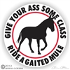 Mule Gaited Decal