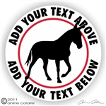 Mule Gaited Decal