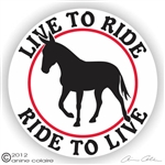 Mule Gaited Decal