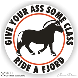 Fjord Horse Trailer Decal