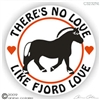 Fjord Horse Trailer Decal