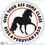 Peruvian Paso Vinyl Decal