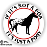 Pony of the Americas Decal