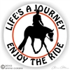 Hunter Under Saddle Horse Trailer Decal