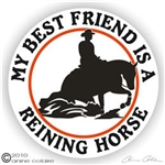 Horse Reiner Horse Trailer Window Decal