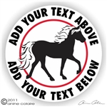 Rocky Mountain Horse Trailer Decal