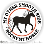 Rocky Mountain Horse Trailer Decal