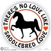 Saddlebred Horse Trailer Decal