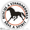 Standardbred Horse Trailer Decal