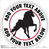 Tennessee Walker Horse Trailer Decal