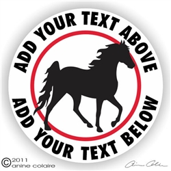 Tennessee Walker Horse Trailer Decal