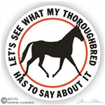 Thoroughbred Decal