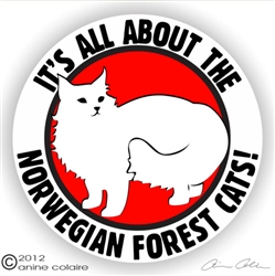 Norwegian Forest Cat Decal