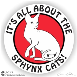 Sphynx Cat Decal