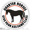 Quarter Horse Vinyl Decal