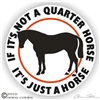 Quarter Horse Vinyl Decal