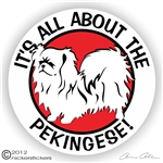 Pekingese Decal