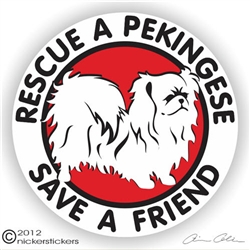 Pekingese Decal