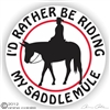 Saddle Mule Decal