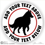 Belgian Sheepdog Decal