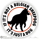 Belgian Sheepdog Window Decal