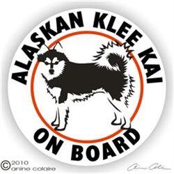 Alaskan Klee Kai Decal