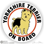 Yorkie Decal